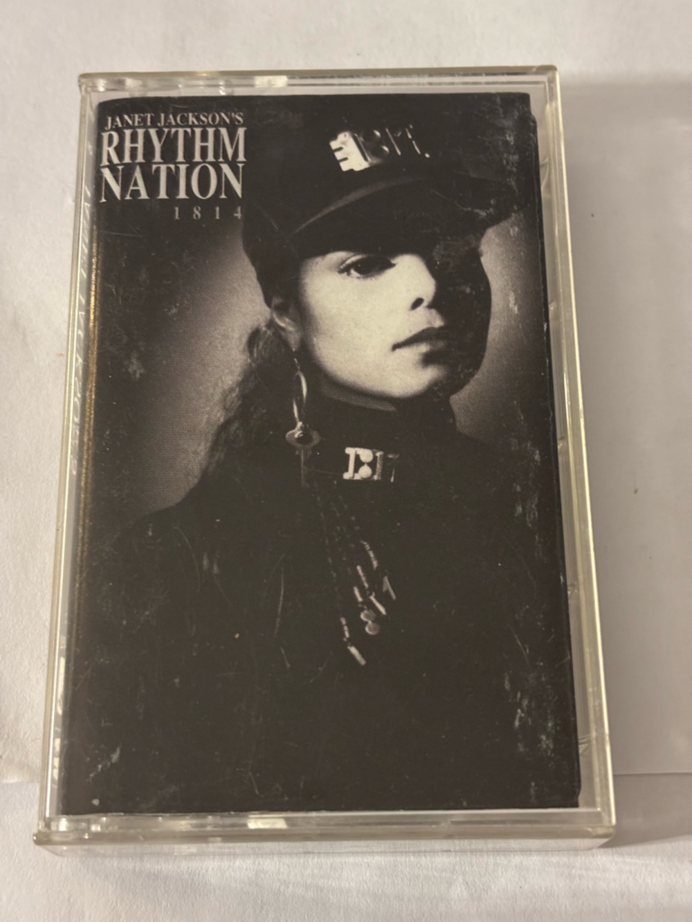 Janet Jackson — Rhythm Nation 1814 Cassette (Black & White)